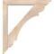 Ekena Millwork Olympic Traditional Smooth Bracket w/ Offset Brace, Douglas Fir, 5 1/2"W x 36"D x 40"H BKT0604X36X40OLY01SDF - alternate 2